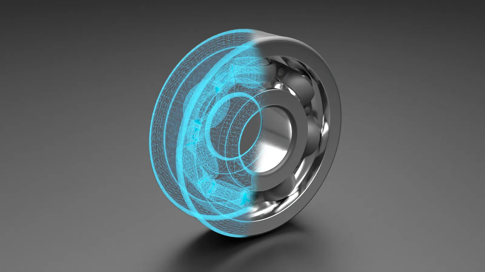 Interactive three-dimensional bearing model